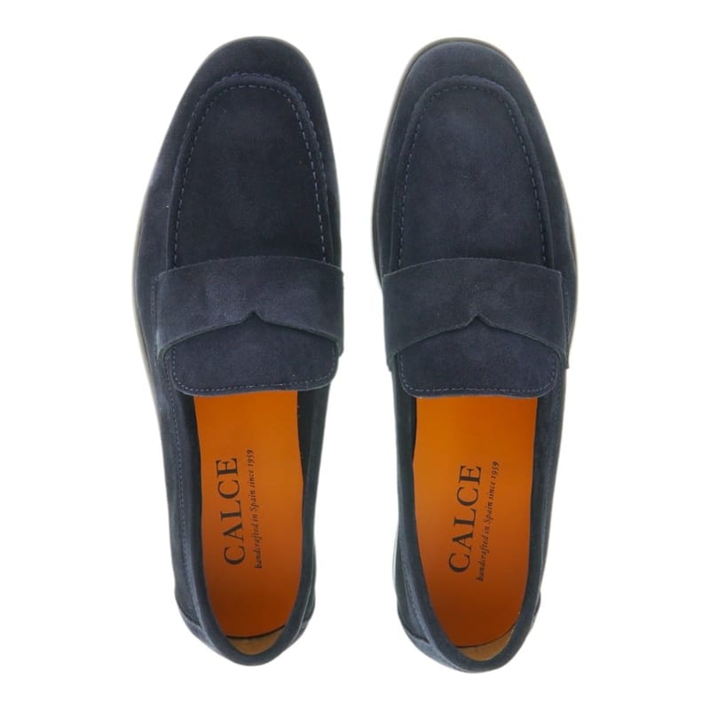 CALCE mocasin azul - detalle
