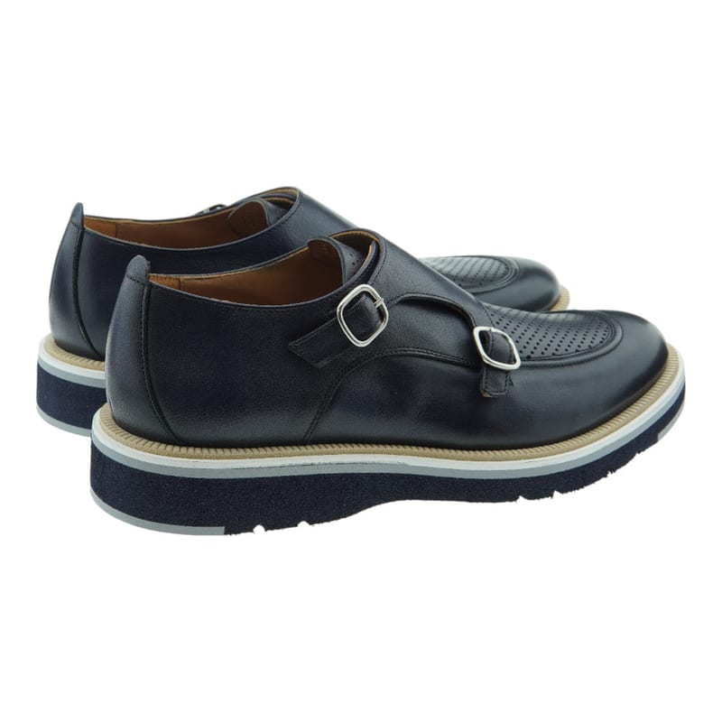 Zapato 2 Hebillas Hombre CALCE Azul - foto 4