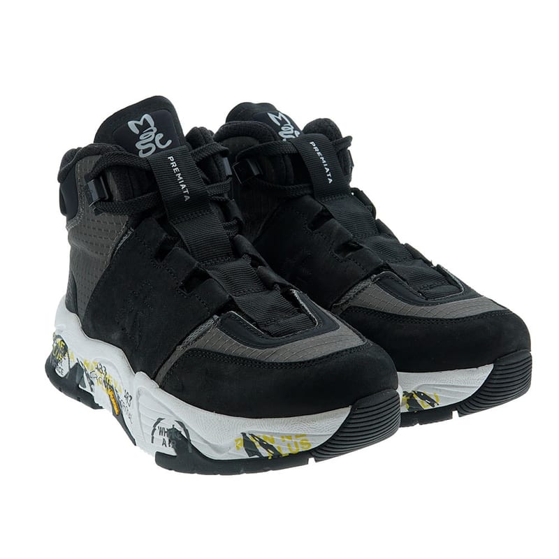 PREMIATA bota deportiva negro